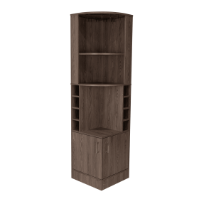 Bar Cabinet Papprika, Living Room, Dark Walnut