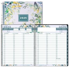 2025 Appointment Book Planner 6.5 x 8.5 inches Large Tabbed Daily Hourly Weekly Planner Calendar & Schedule Book 15 Minute time Slots Business &