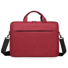 Laptop Shoulder Bag , 15-Inch Laptop or Tablet, Sleek, Durable and Water-Repellent Fabric, Lightweight , Business Casual or School, GX40Q17229, B (Color: Red)