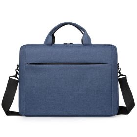 Laptop Shoulder Bag , 15-Inch Laptop or Tablet, Sleek, Durable and Water-Repellent Fabric, Lightweight , Business Casual or School, GX40Q17229, B (Color: Blue)