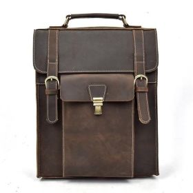 The Vali Backpack | Handmade Vintage Leather (Color: Dark Brown)