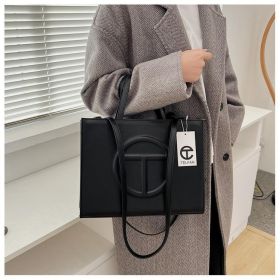 WOMEN'S SPRING & SUMMER FASHION HANDBAG (Color: black, size: 11"L X 13"W X 5")