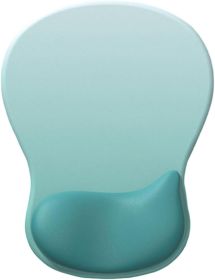 Gel Wrist Rest Mouse Pad, Ergonomic Mousepad with Support, Non-Slip Desk Accessories for Computer & Home Decor (Color: cyan)